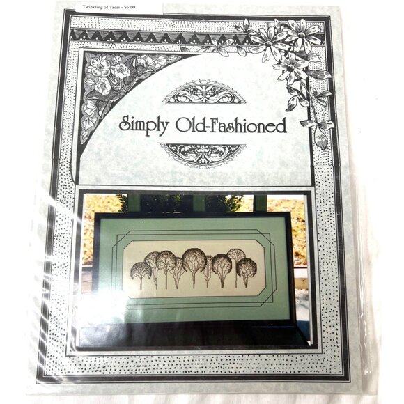 Simply Old-Fashioned "Twinkling Of Trees" Wall Art Pattern - Picture 2 of 3